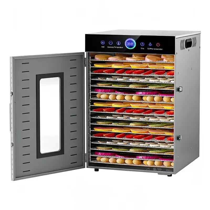 Best Seller 16Layers Stainless Steel Big Capacity Vegetables Fresh Fruit Dehydrator Food Dehydrator Machine