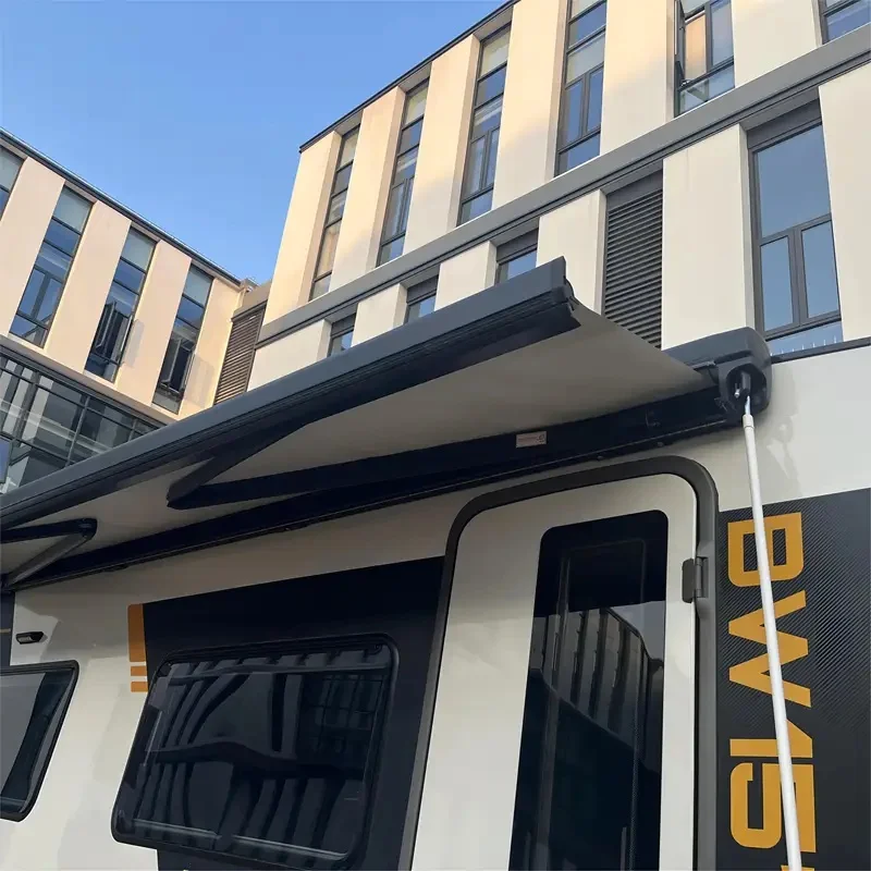 Retractable Car Side Awning Camper Van Rv Durable Waterproof Easy Install Off Road Universal Fit Sturdy Practical Camping Access