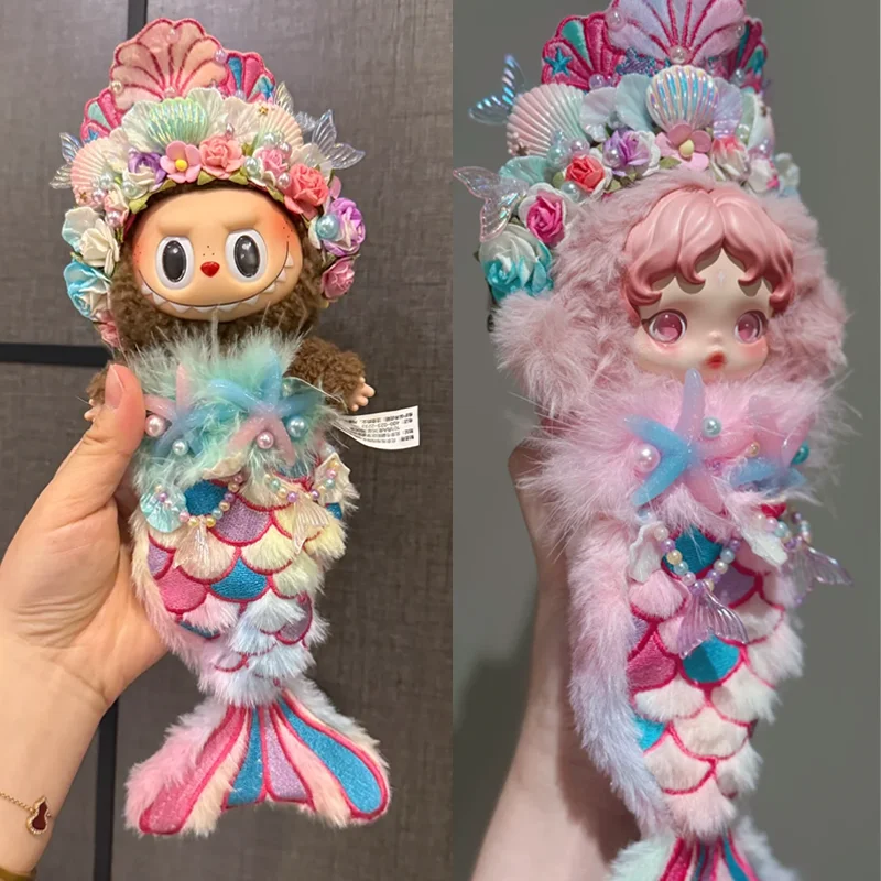 

Cute Mermaid Doll Clothes For Labubu Haute Customized Doll Outfits Suitable For Skullpanda Fashion Dolls Accessories Costumes