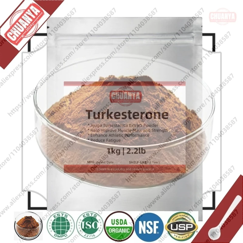

Aliexpress Global Customized Ajuga Turkestanica Extract 20% Turkesterone Aluminum Foil Packing for Fast Delivered DIY Handmade