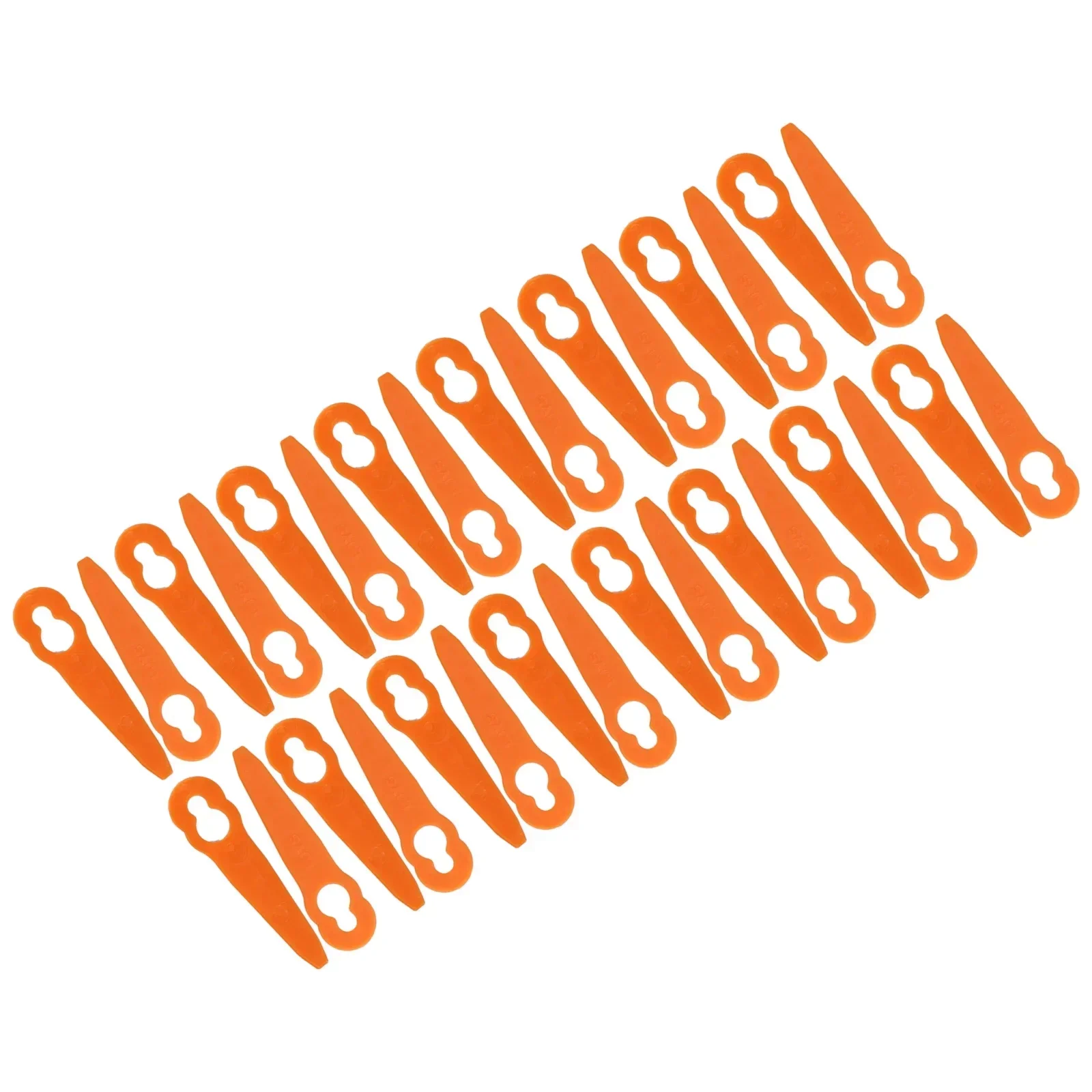 

Пластиковые лезвия, аккуратная и чистая отделка, 50 пластиковых лезвий для беспроводного триммера для травы FSA 45, простые в использовании