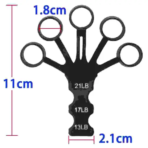 Finger Trainer Five Finger Rehabilitation Device Wrist Therapy Tool Silicone Grip Strength Enhancer Hand Grip Extender