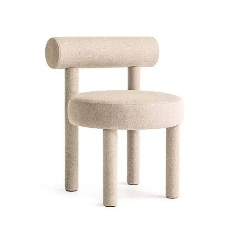 

Nordic Style Metal Frame Upholstered Customize Color Luxury Dining Chairs for Dining Room