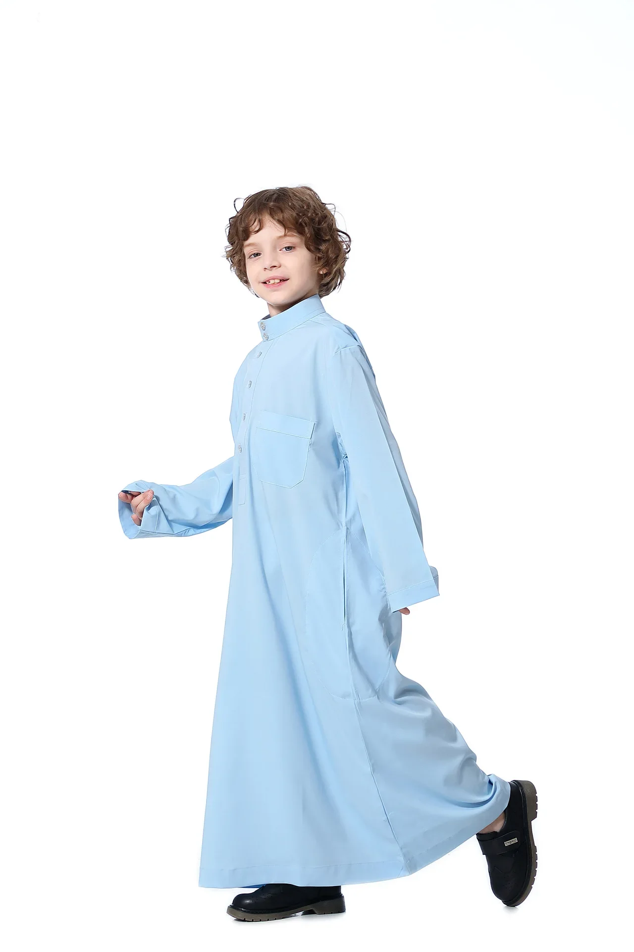 Men Ramadan Muslim Fashion Robe Hijab Abaya Dubai Arabic Islamic Clothing Boys Kaftan Turkey Prayer Garment Jubba Thobe Abayas