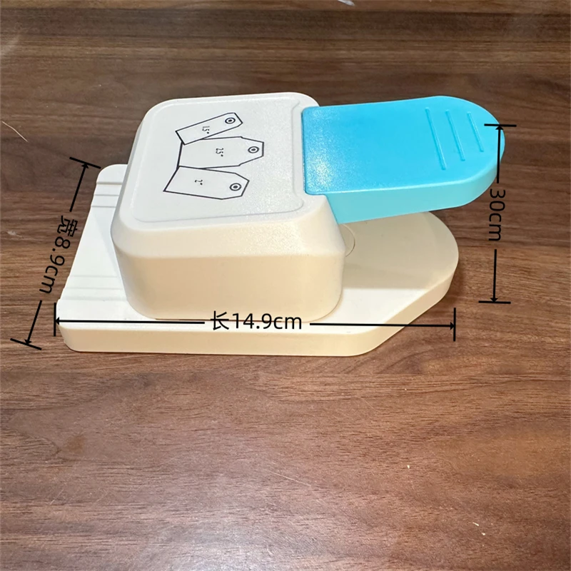 لون عشوائي شنق علامة المرجعية لكمة DIY النقش اللكمات سكرابوكينغ آلة قطع الورق ثقب لكمة مستدير القاطع #6