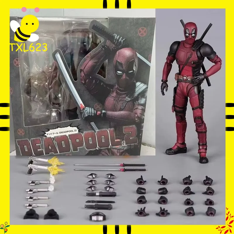 

Дэдпул 2 16 см SHF фигурка ПВХ супергерой подвижная модель игрушка шарнирная кукла для детей коллекция на день рождения