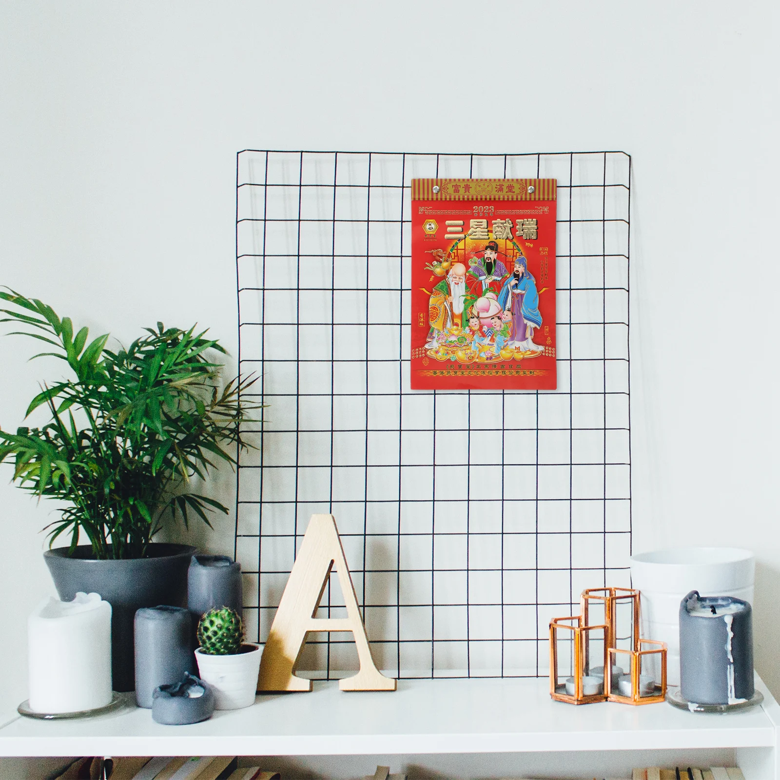 

Rabbit Year Lunar Calendar 2023 Traditional Chinese Wall Calendars Decorative Paper Home Office New Year GiftYearCalendar