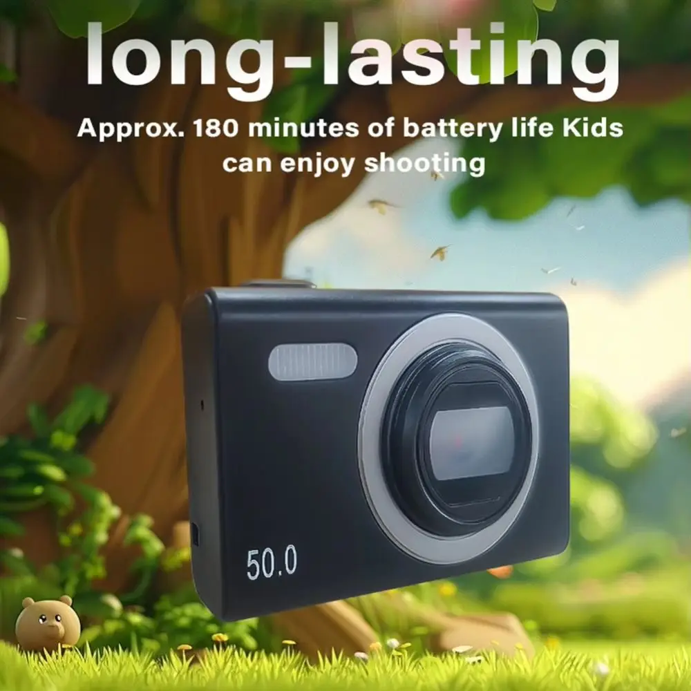 Mini camera voor kinderen, kleine spiegelreflexcamera, speelgoed, digitale minicamera voor kinderen, selfie camera voor kinderen, HD camera voor kinderen, speelgoed, cadeau's