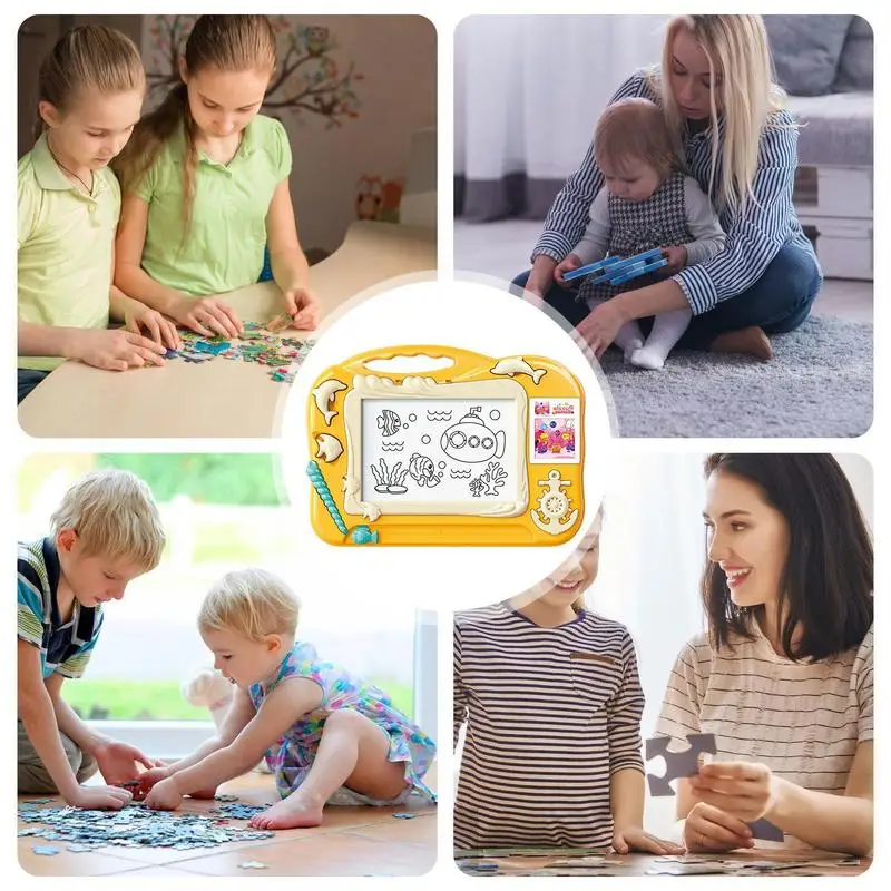 Kinderen Tekentafel Doodle Bord Schetsblok Voor Het Schrijven Van Schilderen Uitwisbaar Magnetisch Tekenbord Schetsblok Veilig Educatief