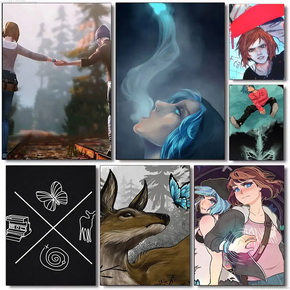 

L-Life Is Strange Game Poster Fancy Poster Wall Sticker for Living Room Bar Vintage Decorative Painting