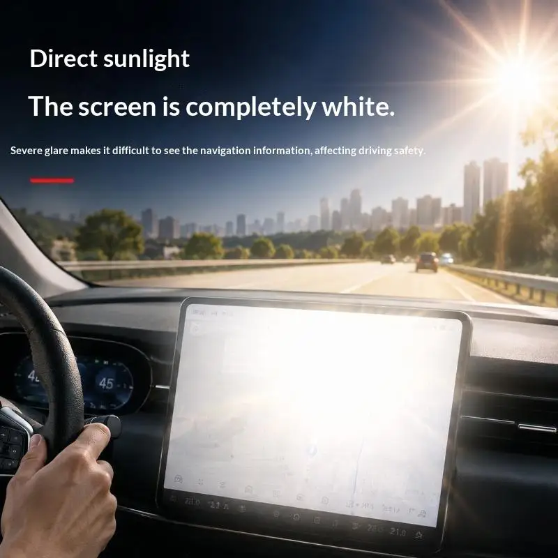 Pare-soleil de voiture réglable, résistant à la chaleur, panneau rotatif, pare-soleil GPS, bloque la réflexion de la lumière du soleil, écran de protection solaire, 1 pièce