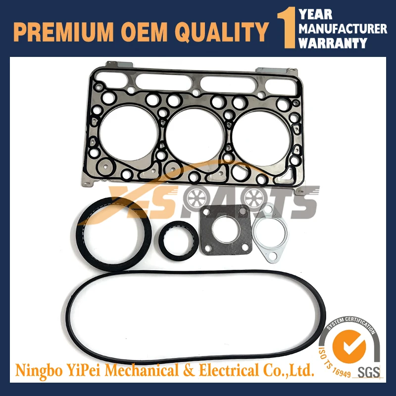 D1301 Full Overhaul Gasket Kit For Kubota Engine L295DT L295F L305DT Tractor