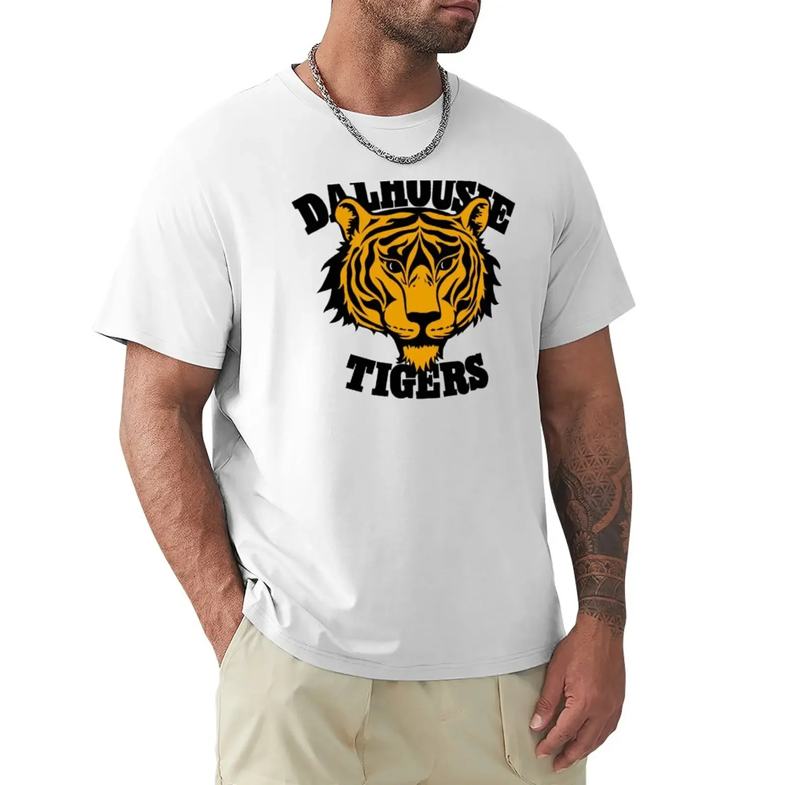 dalhousie tigers T-Shirt animal prinfor boys kawaii clothes mens t shirts pack asual stylish vintage anime clothes Distinctive