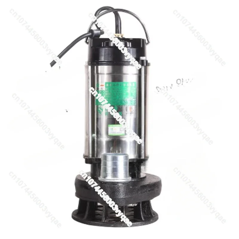 220V Stainless Steel Submersible Pump Agricultural Pumping Garden Tools Underwater Sewage Self-priming Pump Drainage Lrrigation