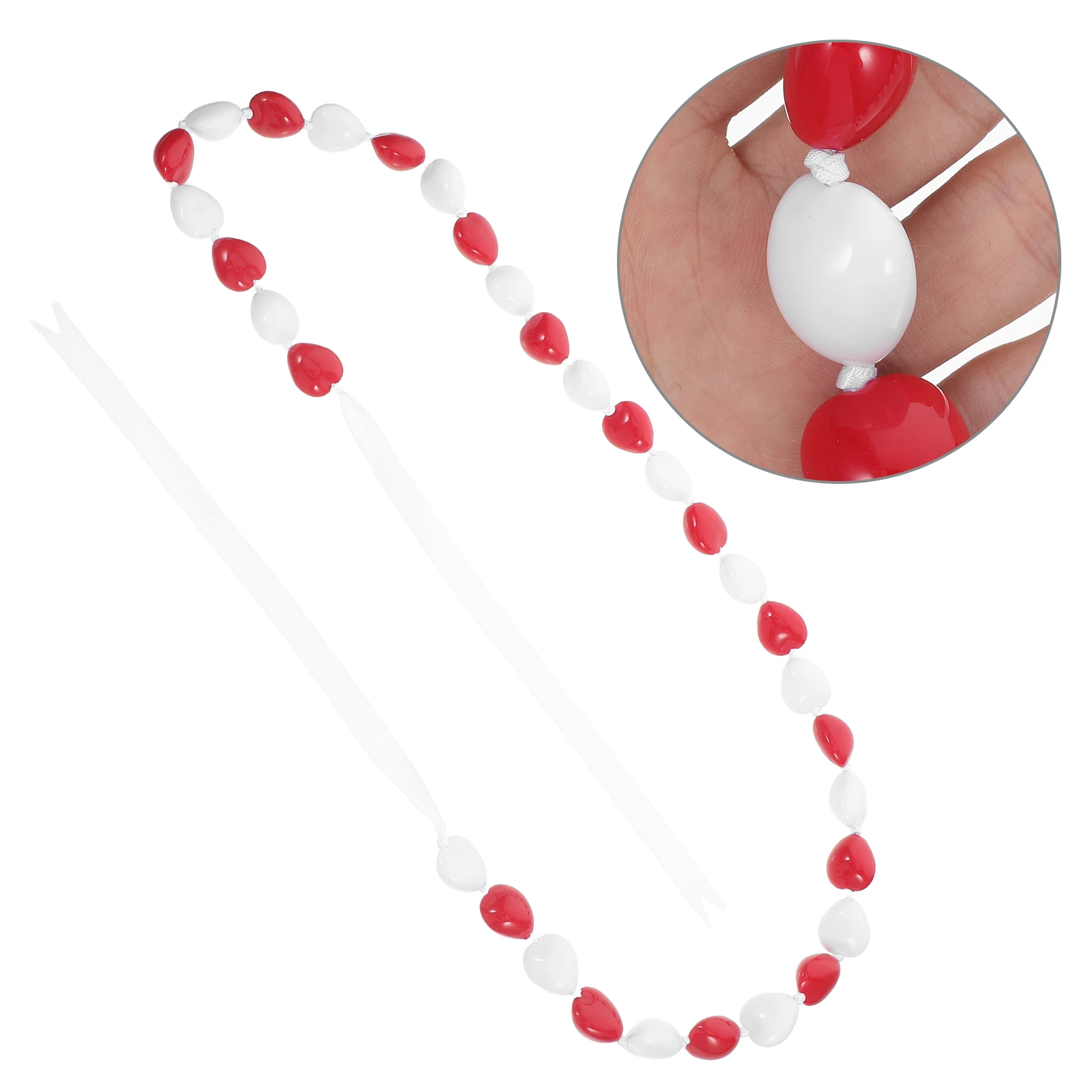 

Necklace Acrylic Bead Grad Pendant Party Jewelry Graduation Decorations for Adults Class Blue Chunky Miss