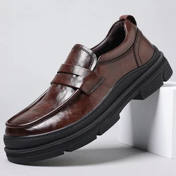 Men laofers slip on Driving Moccasins Comfortable  Loafer Shoes Men's Casual Shoes genuine Leather Loafers Flats Shoes for Man