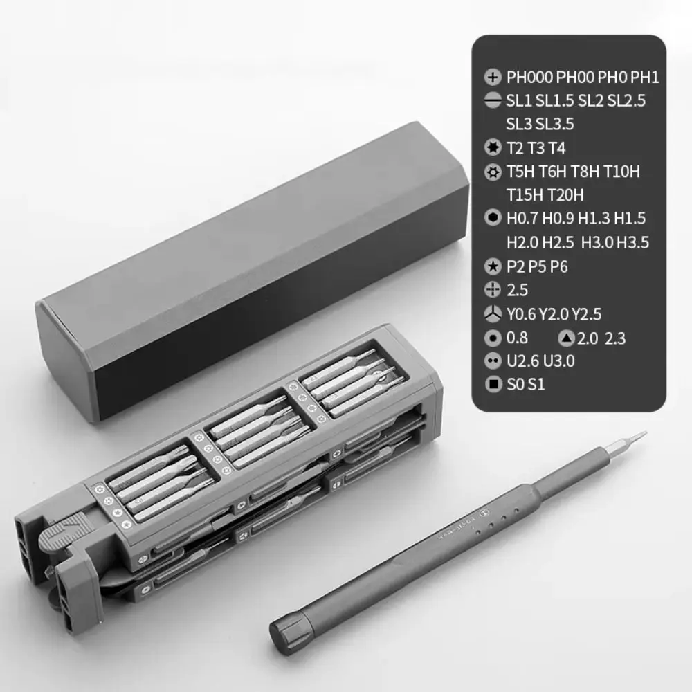 

Precision 44 in 1 Screwdriver S2 Phillips Slotted Hand Tools Mini Screw Driver Professional Maintenance Repair Tool Kit