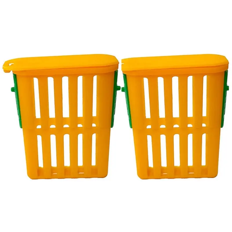 WORTHOWN-60X New Queen Bee Cage Beekeeper Plastic Bee Isolator Clip Beekeeper Breeding Tools For Indoor & Outdoor Use