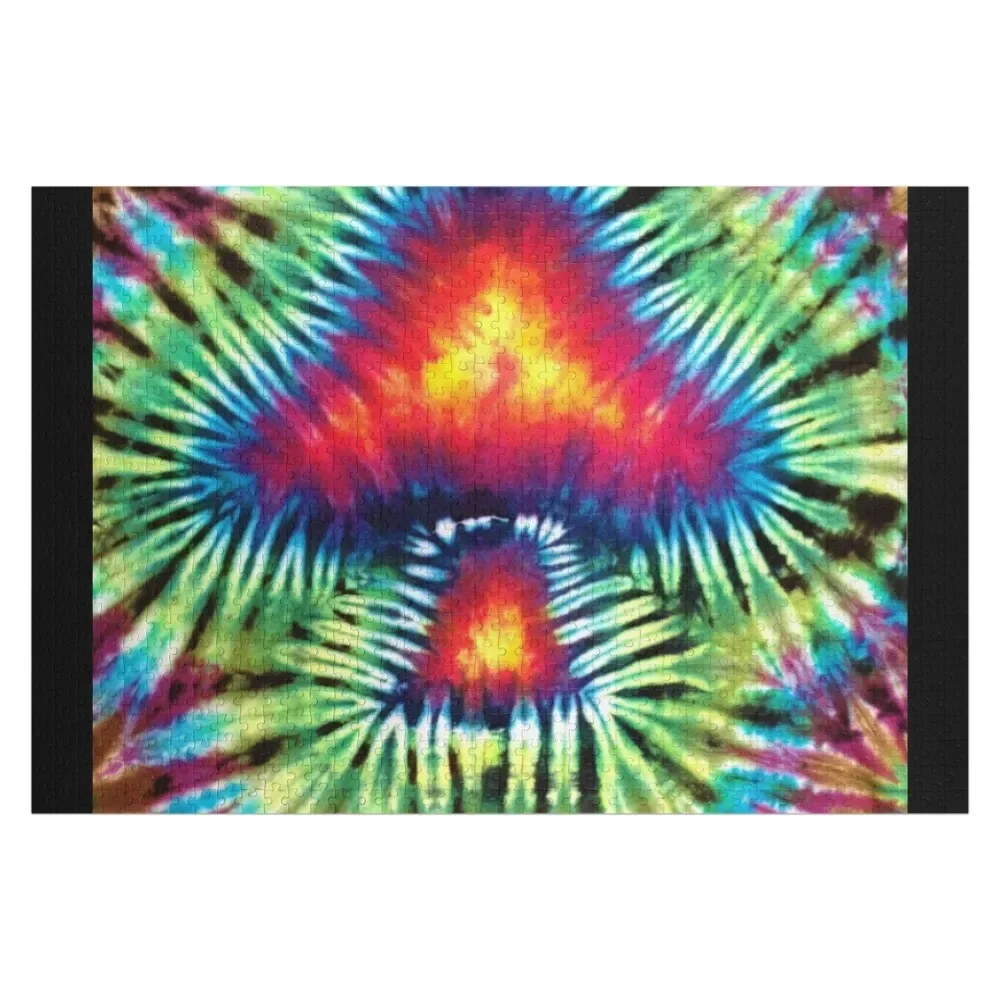 Fungo Tie Dye Jigsaw Puzzle regali di natale giocattolo personalizzato Woods per adulti foto Puzzle personalizzato