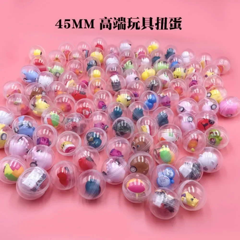 45mm Children Mini Mixed Claw Game Machine Toy Surprise Twisted Egg Capsule Ball for Vending Doll Arcade Crane Gift