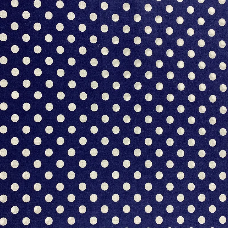 1M/2M/5M 100% Cotton Poplin Fabric Polka dot print DIY handmade clothing dress shirt children\'s clothing fabric Summer attire