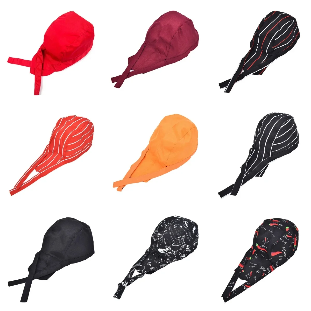 Sombrero de pirata de Chef superior Unisex, Hotel, restaurante, cantina, panadería, cocina, Ropa de Trabajo, maestro de cocinero, gorra delantera, sombreros de camarero