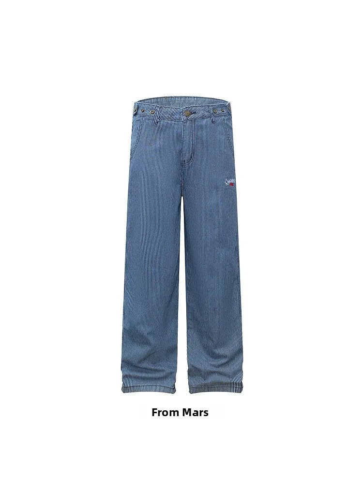 

Retro Casual Men's Long Pants Versatile Simple Design Street Sle from Hard to Find Vintage Feel Summer 2025 Collection
