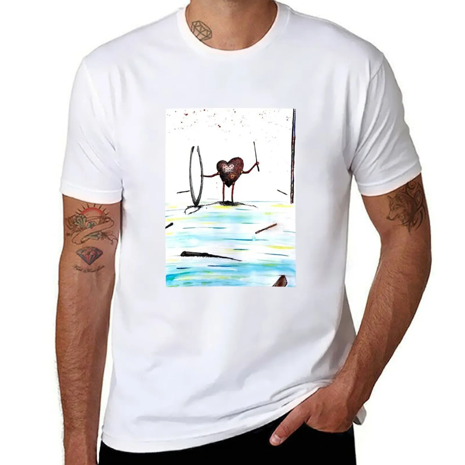

Heart Splinters T-Shirt man t shirt heavy cotton man t shirts graphic T-Shirt
