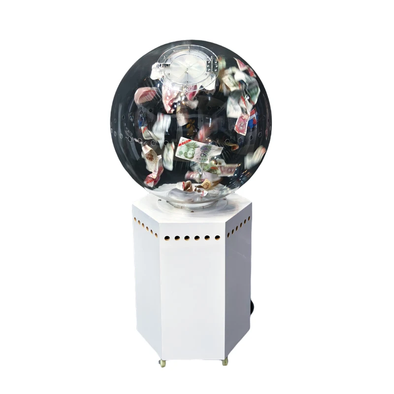 Reach money grabber, ball grabber, lottery machine