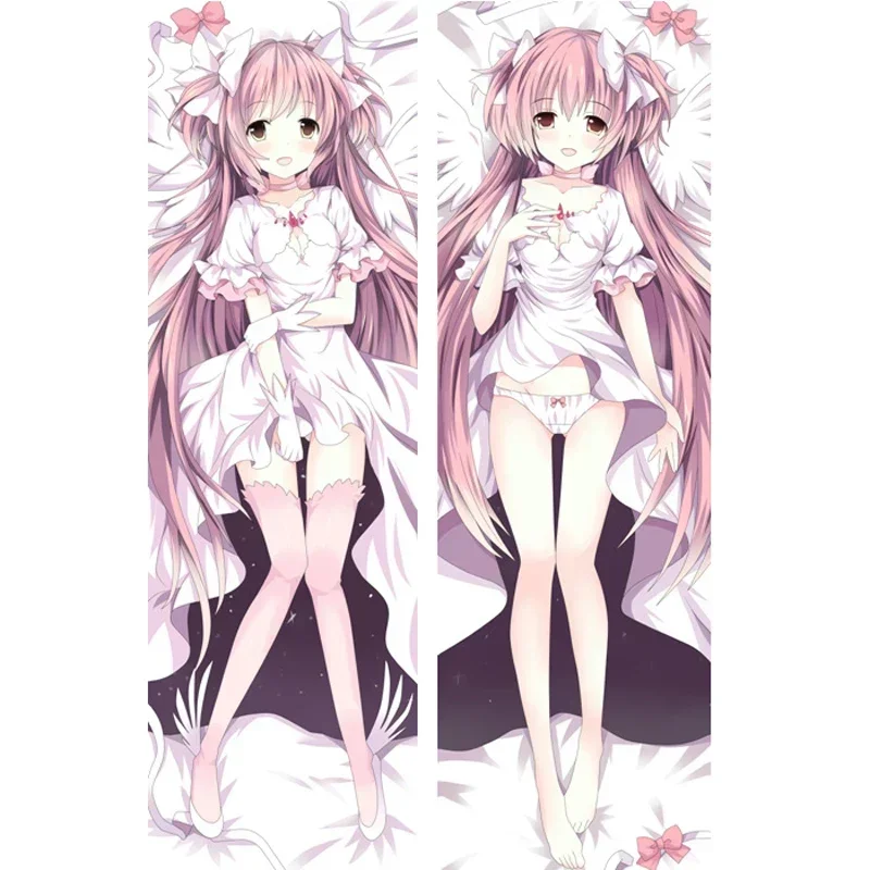 60x180cm Anime Puella Magi Madoka Magica Pillow Case Dakimakura Otaku Waifu Hugging Body Throw Pillowcase Bedding Decor Gift