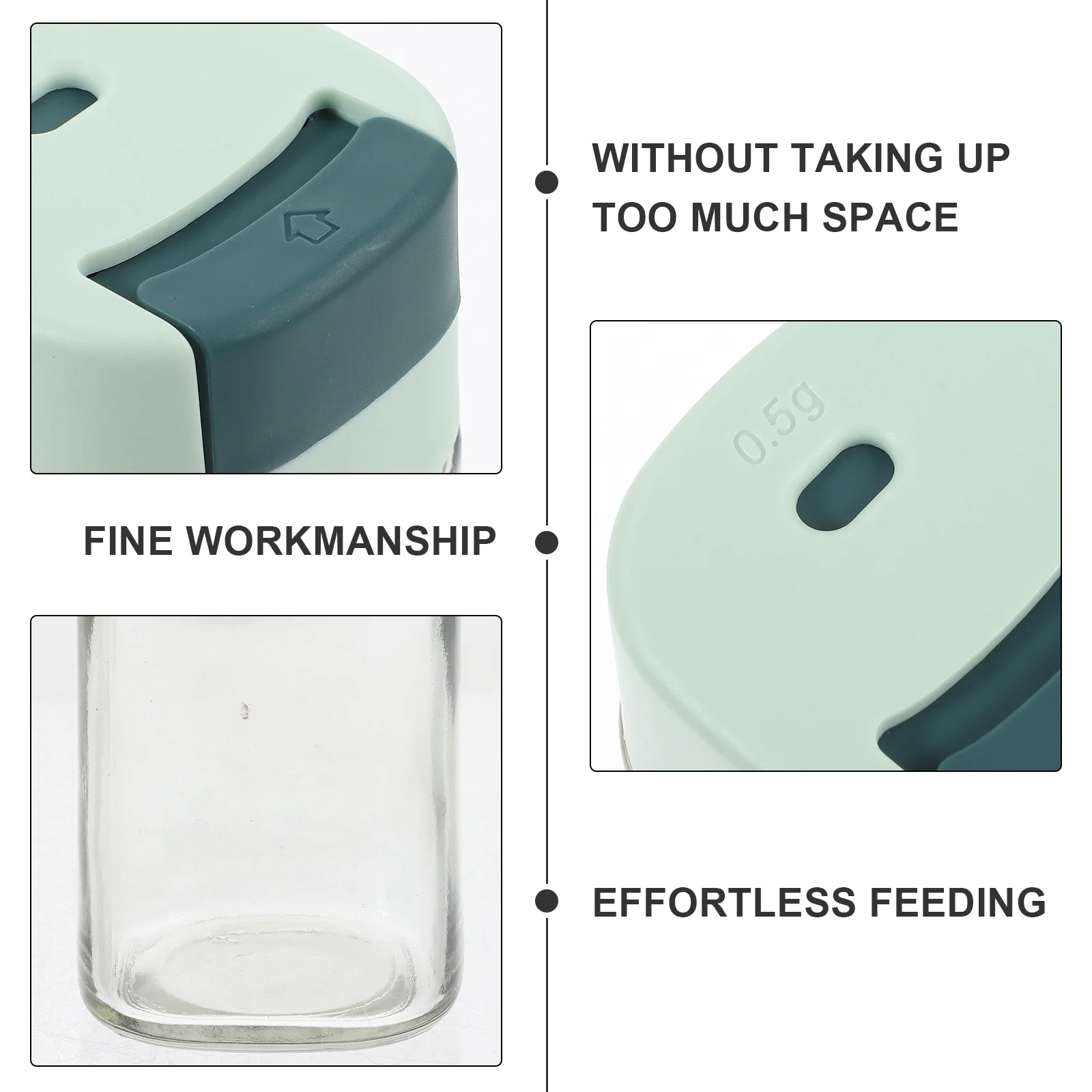 

Fish Feeding Food Bottle Clear Fish Feeder Easy Dispensing Practical Aquarium Tank Feeding Tool Durable Storage Container