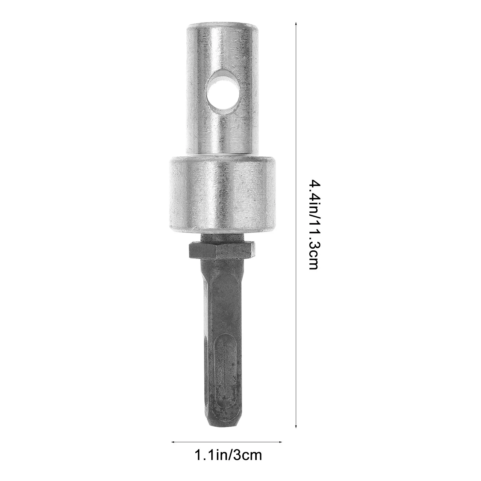 Electric Hammer Drill Rod Adapter Auger Garden Auger Power Drill Converter Heavy Duty Steel Heat Treated Wear