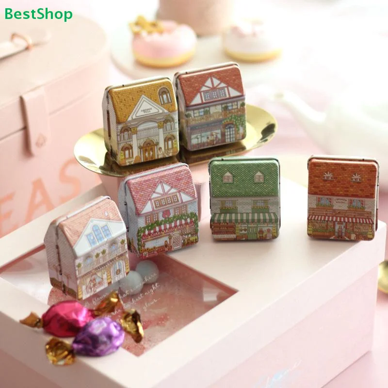☆ Dorfmäßige Blechdosen – Mini-Metall-Aufbewahrungsboxen für Hochzeitsgeschenke & Party-Leckereien