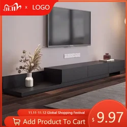 Storage Nordic TV Consoles Cabinet Nordic Black Mobile Style Display TV Stand Living Room Casa Arredo Home Furniture MQ50DS