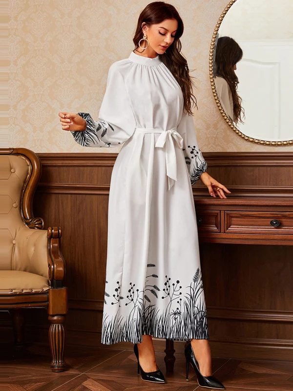 Gentle Wind Design Long Dr Retro Sle Women's Faion Autumn Winter New Arrival A-Line Skirt Polyester Fabric Button Closure