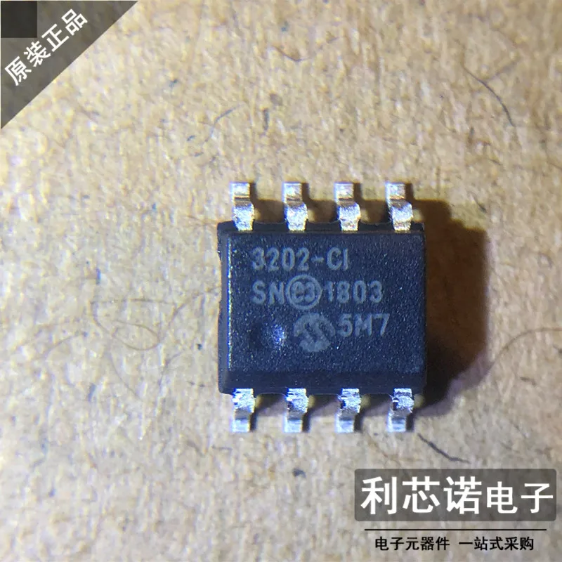 

Free shipping 3202-CI MCP3202-CI/SN MICROCHIP SOP8 IC 10PCS
