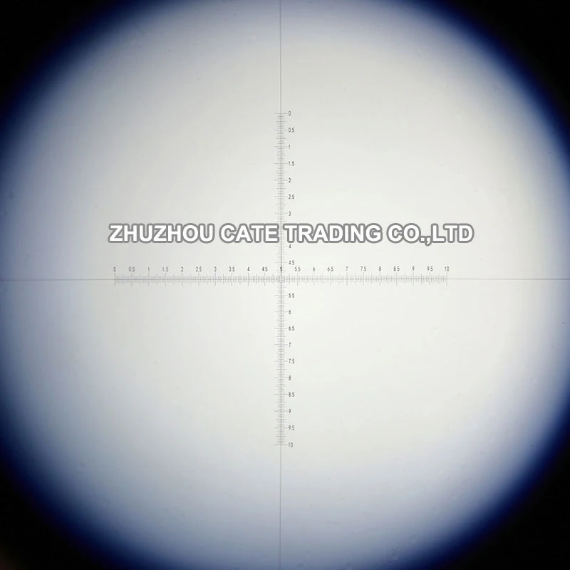 943 DIV 0.05mm Cross Microscope Micrometer Ocular Reticle Precise Optical Glass Microscope Eyepiece Micrometer for Measurement