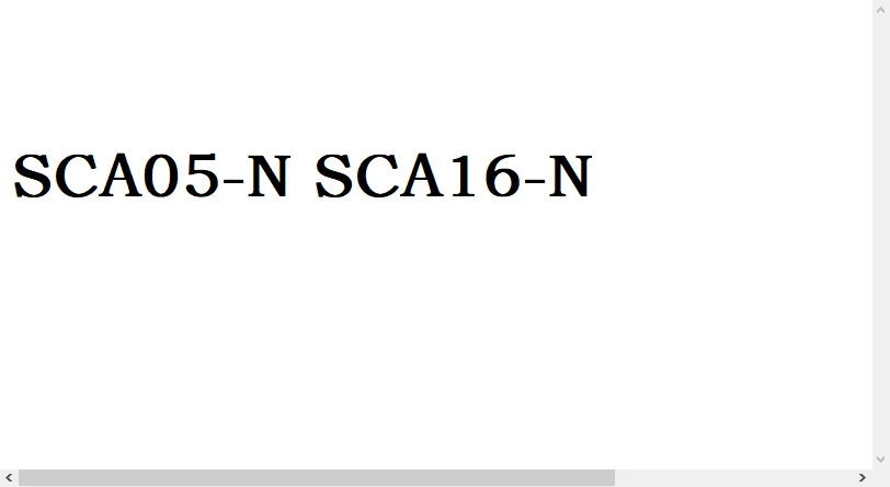 Sensor de Proximidade Original SCA05-N SCA16-N