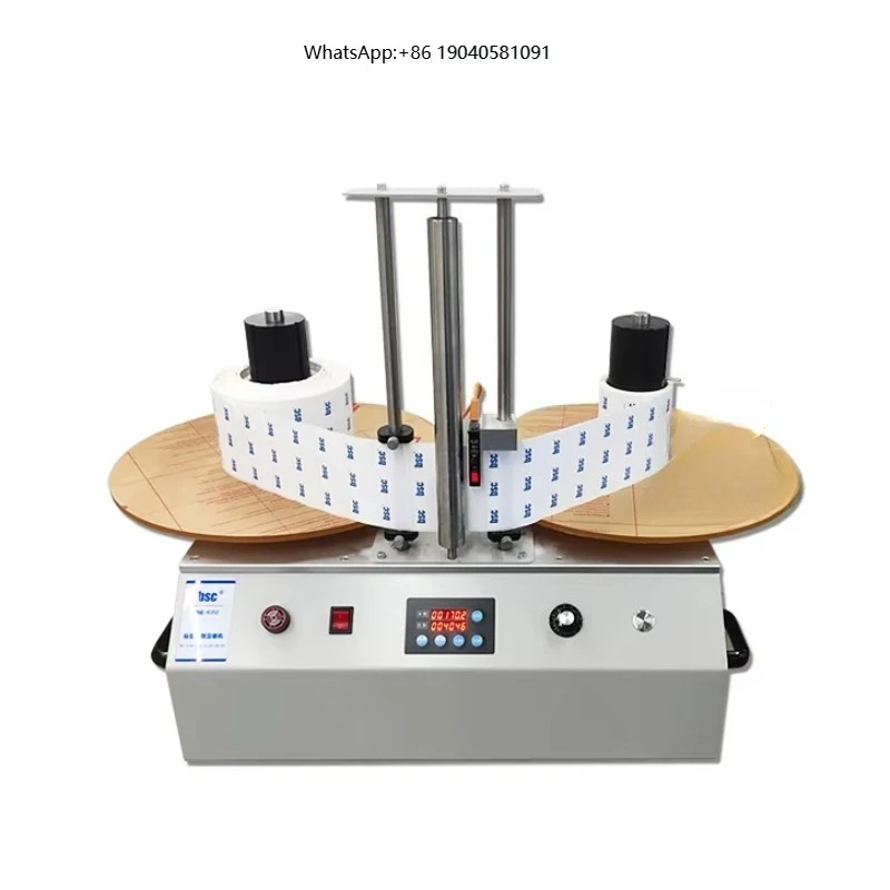 -R350 Roll to Roll Rewinder Machine Label Rewinder and Counter 1 to 2 Roll Rewinder Machine