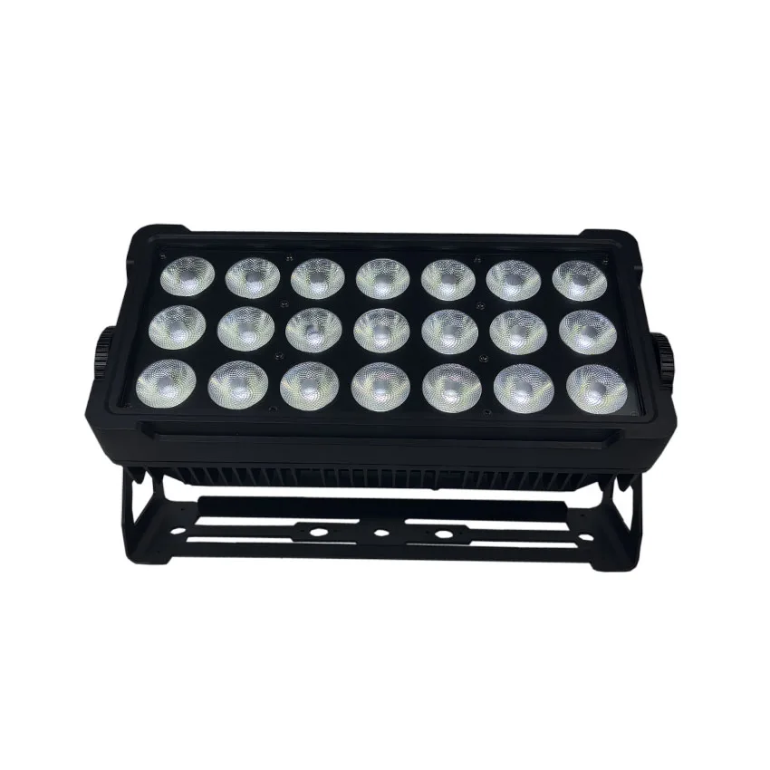 New 21x10W Battery Power&Wireless DMX512 IR IP65 Pixel DJ Wedding Stage City Color Wall Washer Outdoor Flood LED Wash Light