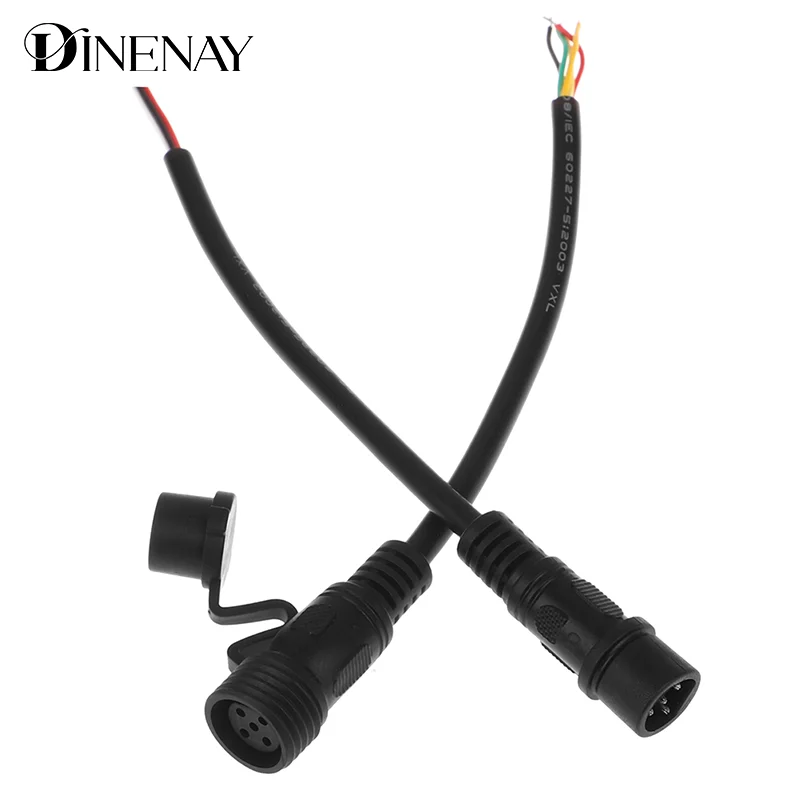 2/3/4/5/6/7/8-контактная промышленная вилка «папа» и «мама», круглый разъем питания, водонепроницаемая розетка с пылезащитной крышкой