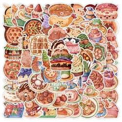 10/30/50/100 stücke Lustige Nette Tier Lebensmittel Kuchen Fraffiti Aufkleber Für Sammelalbum Telefon Schreibwaren Kawaii cartoon Aufkleber Für Mädchen Kid