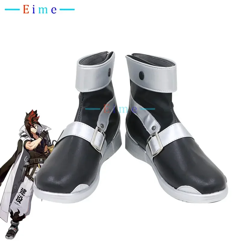 Game Zenless Zone Zero Anton Ivanov Cosplay Shoes PU Leather Shoes Halloween Party Boots Cosplay Props Custom Made