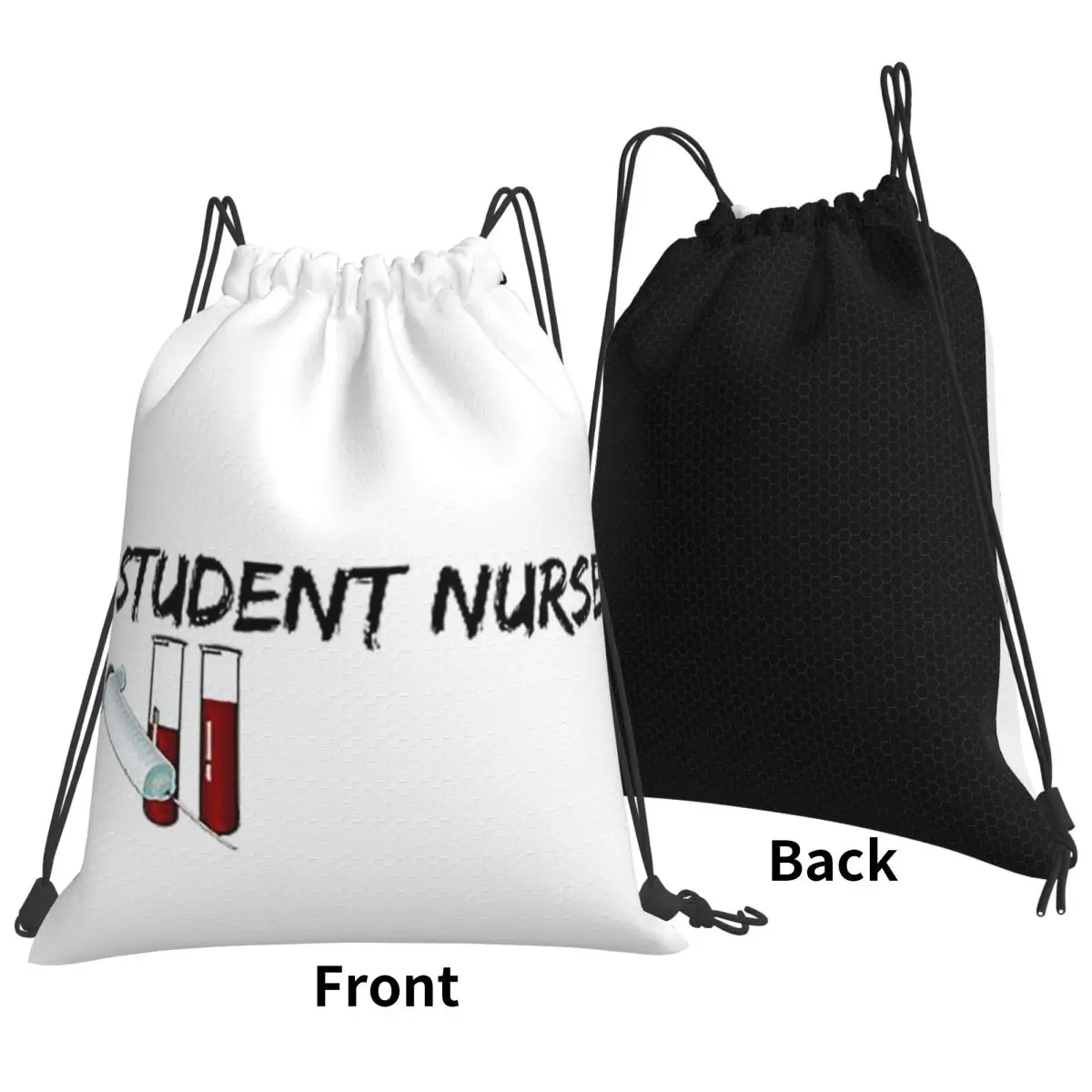 Student Trainee Nurse Nursing Backpacks Multi-function Portable Drawstring Bundle Pocket Storage Bag Book Bags Man Woman School