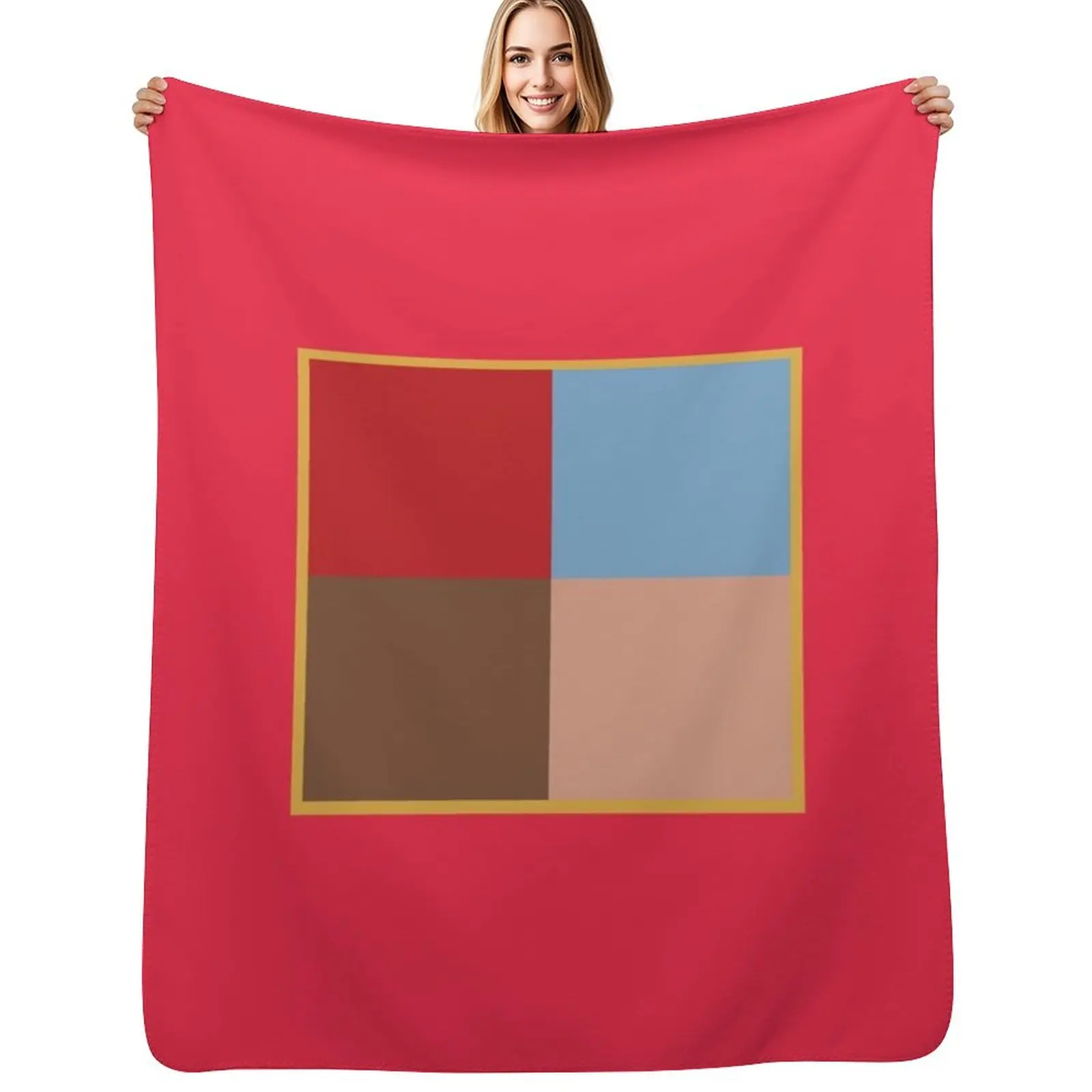 my beautiful dark twisted fantasy minimal album cover Throw Blanket Lightweight Warm Blanket for Travel Camping
