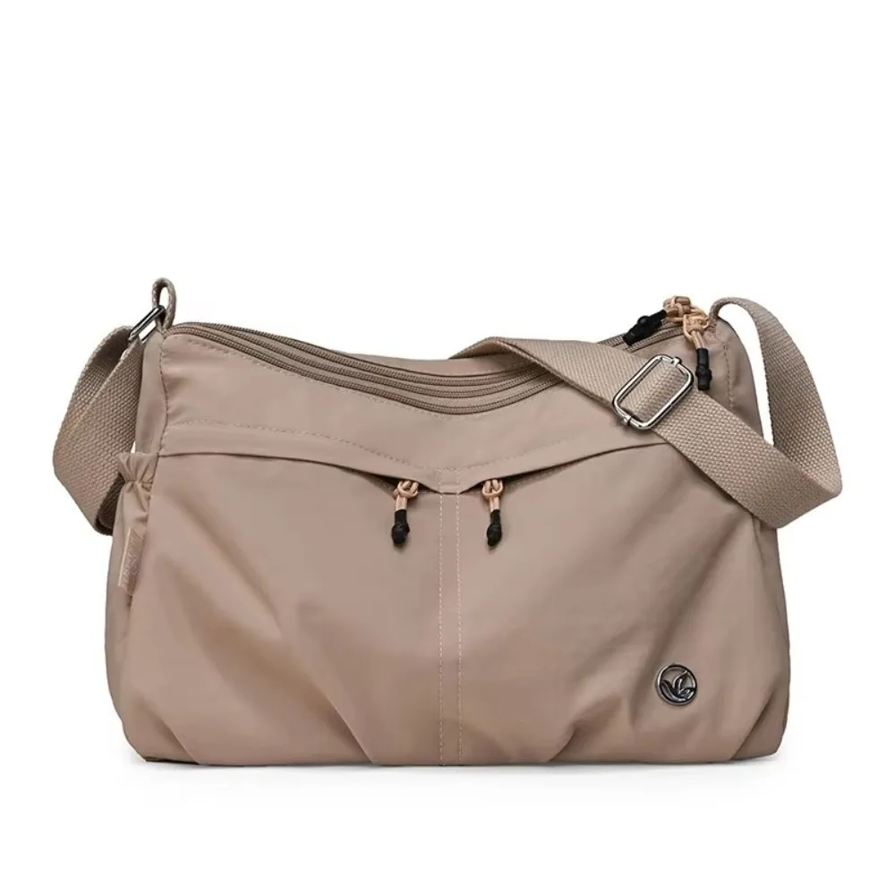 2026 New Nylon Canvas Crossbody Bag Large Capacity Multi-layer Casual Tote Bag Shopping Bag Lightweight Handbag For Women
