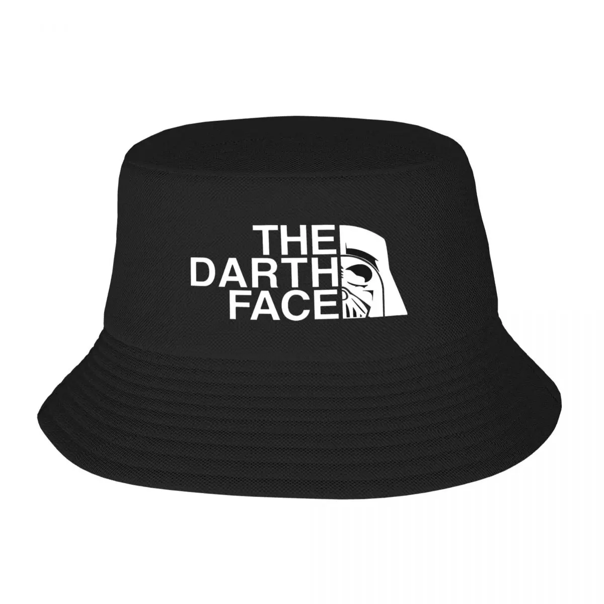 Custom The Darth Face Bucket Hat Men Women Outdoor Sun Summer Fishing Cap