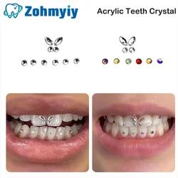 10Pcs Diamond Bur Dental Material Teeth Decor Denture Acrylic Teeth Crystal Ornament Oral Hygiene Tooth Decoration Hot Sale