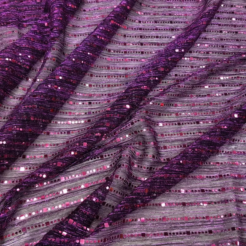 Gold Silver Mesh Crepe Sequin Fabric Scarf Perspective for Dress Cover Cloth Apparel Sewing Diy By Meters Material