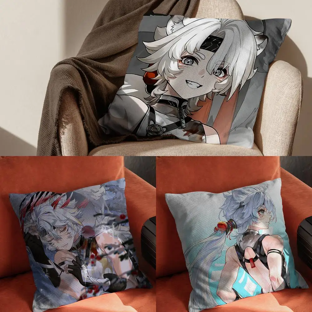 

Lingyang Wuthering Pillow Case For Car Pillows 60x60 Cushions Luxury Double Sided Cover Home And Decoration Sofa 30